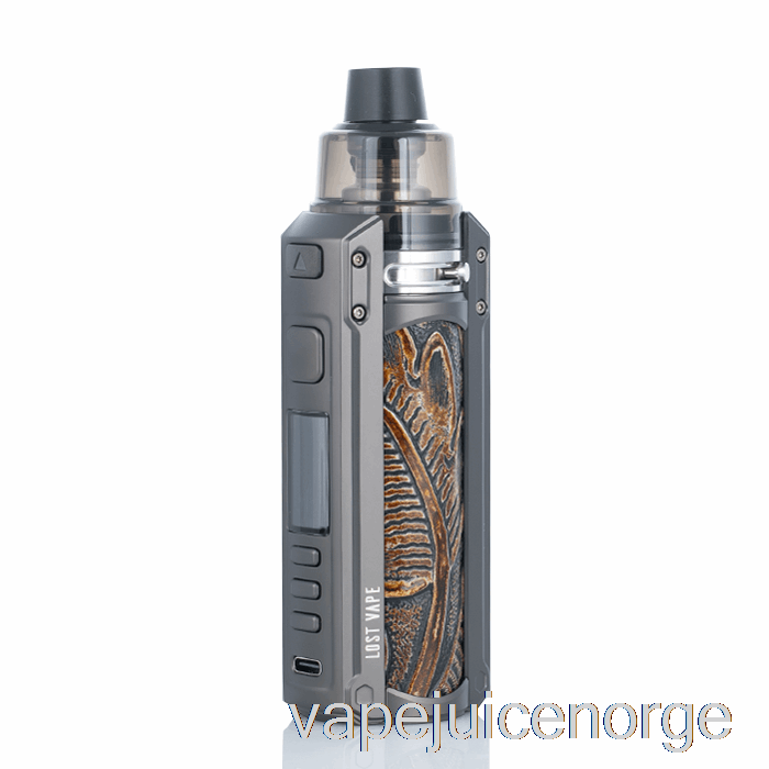 Vape Norge Lost Vape Ursa Quest 100w Pod Mod Kit Gunmetal / Ukiran Leather